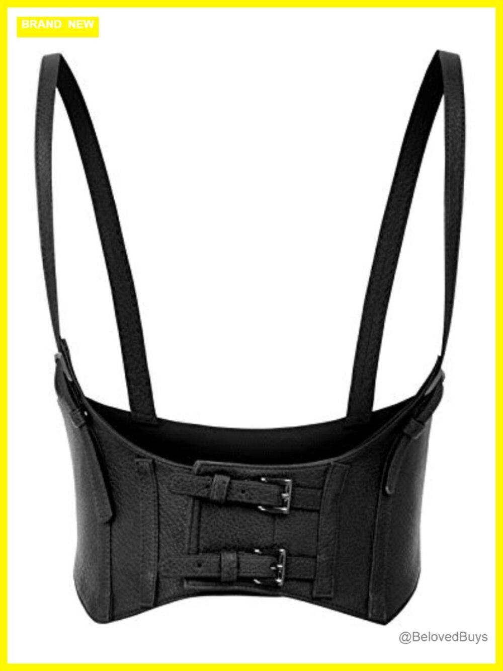 Faux Leather Steampunk Underbust Corset Waist Belt Victorian
